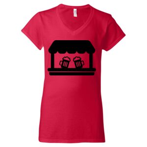 Softstyle® Women’s V-Neck T-Shirt Thumbnail