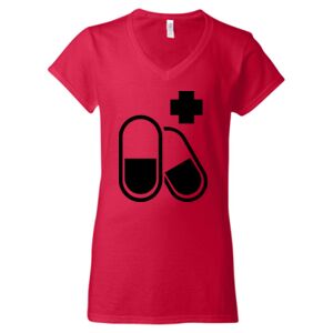 Softstyle® Women’s V-Neck T-Shirt Thumbnail