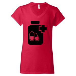 Softstyle® Women’s V-Neck T-Shirt Thumbnail