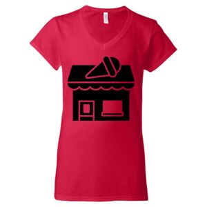 Softstyle® Women’s V-Neck T-Shirt Thumbnail