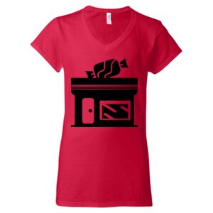 Softstyle® Women’s V-Neck T-Shirt Thumbnail