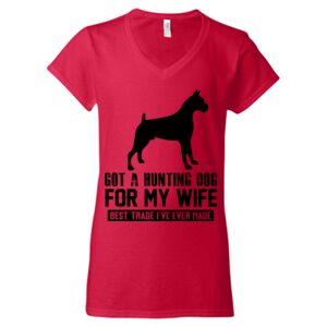 Softstyle® Women’s V-Neck T-Shirt Thumbnail