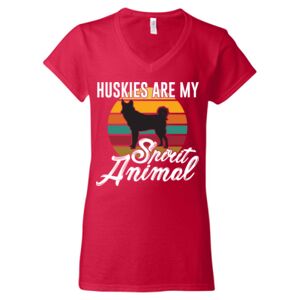 Softstyle® Women’s V-Neck T-Shirt Thumbnail