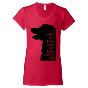 Softstyle® Women’s V-Neck T-Shirt Thumbnail