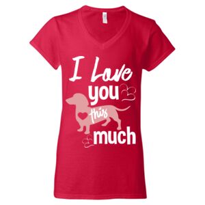 Softstyle® Women’s V-Neck T-Shirt Thumbnail