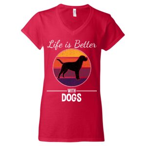 Softstyle® Women’s V-Neck T-Shirt Thumbnail