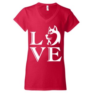 Softstyle® Women’s V-Neck T-Shirt Thumbnail