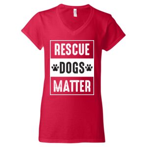 Softstyle® Women’s V-Neck T-Shirt Thumbnail