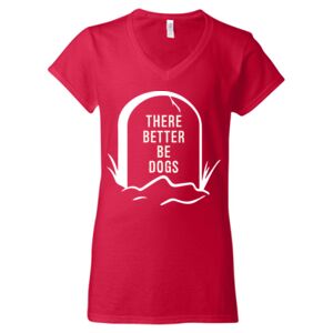 Softstyle® Women’s V-Neck T-Shirt Thumbnail