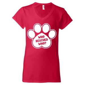 Softstyle® Women’s V-Neck T-Shirt Thumbnail