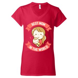 Softstyle® Women’s V-Neck T-Shirt Thumbnail
