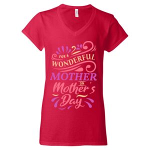 Softstyle® Women’s V-Neck T-Shirt Thumbnail