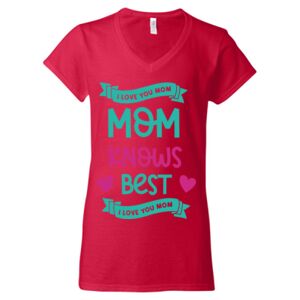 Softstyle® Women’s V-Neck T-Shirt Thumbnail