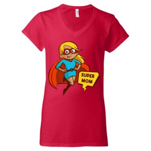 Softstyle® Women’s V-Neck T-Shirt Thumbnail
