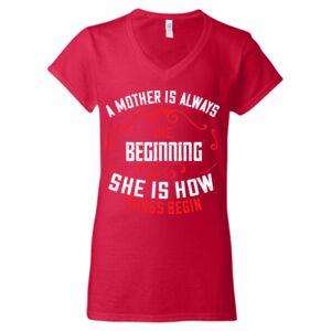 Softstyle® Women’s V-Neck T-Shirt Thumbnail