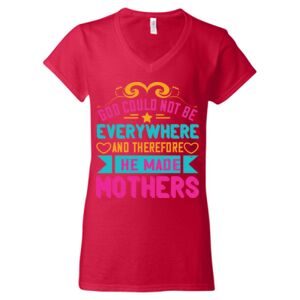 Softstyle® Women’s V-Neck T-Shirt Thumbnail