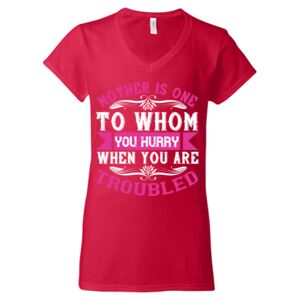 Softstyle® Women’s V-Neck T-Shirt Thumbnail