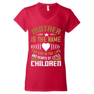 Softstyle® Women’s V-Neck T-Shirt Thumbnail