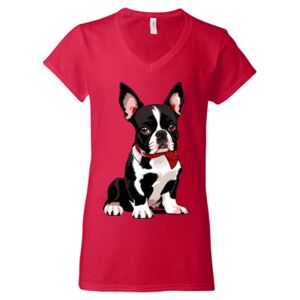 Softstyle® Women’s V-Neck T-Shirt Thumbnail