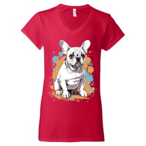 Softstyle® Women’s V-Neck T-Shirt Thumbnail