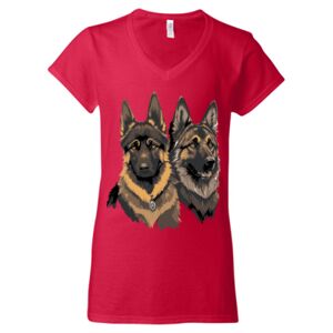 Softstyle® Women’s V-Neck T-Shirt Thumbnail