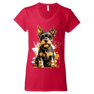Softstyle® Women’s V-Neck T-Shirt Thumbnail