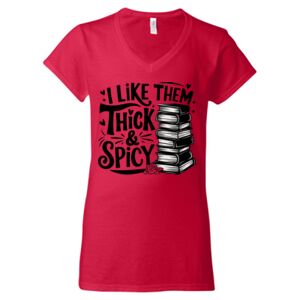 Softstyle® Women’s V-Neck T-Shirt Thumbnail