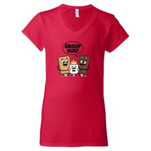 Softstyle® Women’s V-Neck T-Shirt Thumbnail