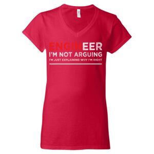 Softstyle® Women’s V-Neck T-Shirt Thumbnail