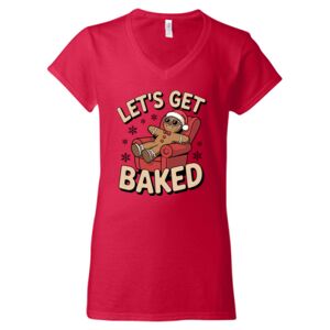 Softstyle® Women’s V-Neck T-Shirt Thumbnail