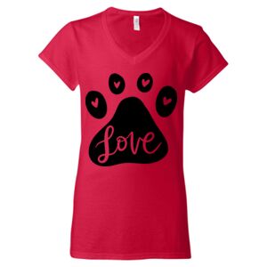 Softstyle® Women’s V-Neck T-Shirt Thumbnail