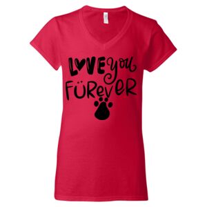 Softstyle® Women’s V-Neck T-Shirt Thumbnail