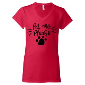 Softstyle® Women’s V-Neck T-Shirt Thumbnail