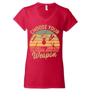 Softstyle® Women’s V-Neck T-Shirt Thumbnail