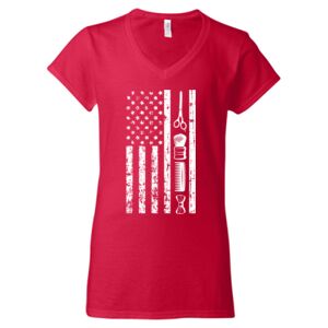 Softstyle® Women’s V-Neck T-Shirt Thumbnail