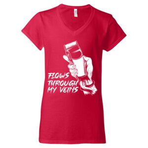 Softstyle® Women’s V-Neck T-Shirt Thumbnail