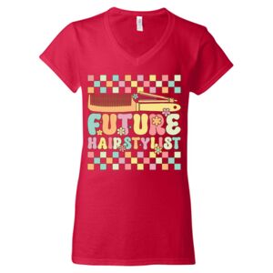 Softstyle® Women’s V-Neck T-Shirt Thumbnail