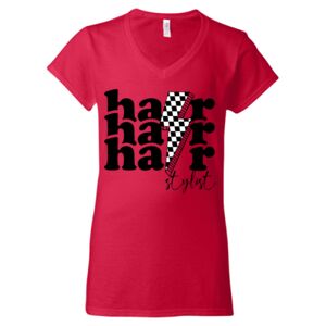 Softstyle® Women’s V-Neck T-Shirt Thumbnail