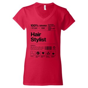 Softstyle® Women’s V-Neck T-Shirt Thumbnail