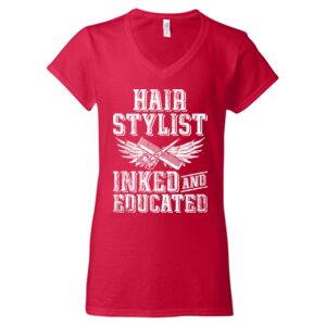 Softstyle® Women’s V-Neck T-Shirt Thumbnail