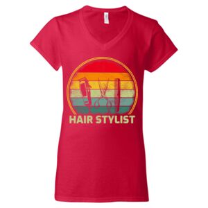 Softstyle® Women’s V-Neck T-Shirt Thumbnail