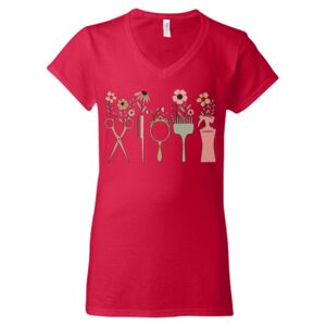Softstyle® Women’s V-Neck T-Shirt Thumbnail