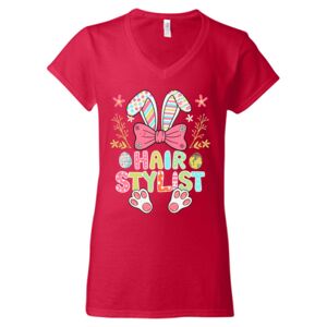 Softstyle® Women’s V-Neck T-Shirt Thumbnail