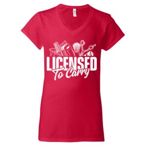 Softstyle® Women’s V-Neck T-Shirt Thumbnail