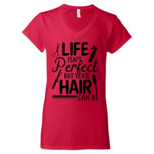 Softstyle® Women’s V-Neck T-Shirt Thumbnail