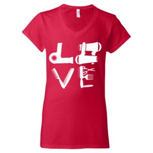 Softstyle® Women’s V-Neck T-Shirt Thumbnail