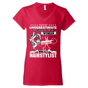 Softstyle® Women’s V-Neck T-Shirt Thumbnail