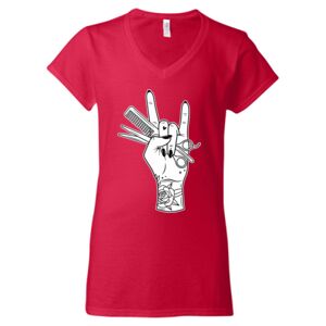 Softstyle® Women’s V-Neck T-Shirt Thumbnail