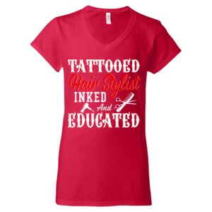 Softstyle® Women’s V-Neck T-Shirt Thumbnail