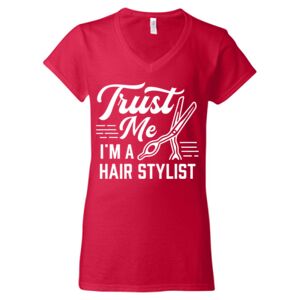Softstyle® Women’s V-Neck T-Shirt Thumbnail